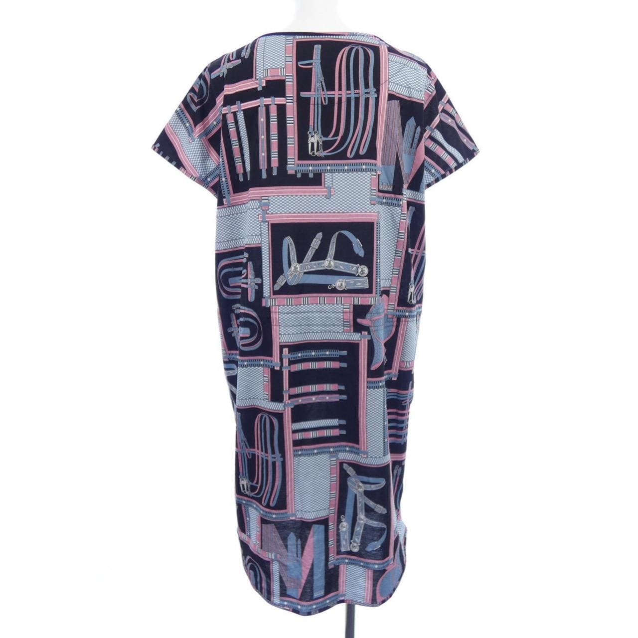 エルメス HERMES レトルエケストル LETTRES EQUESTRES 4H4523DS カットワンピース