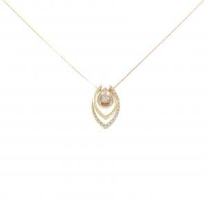 K18YG/K18PG ダイヤモンド ネックレス 0.36CT