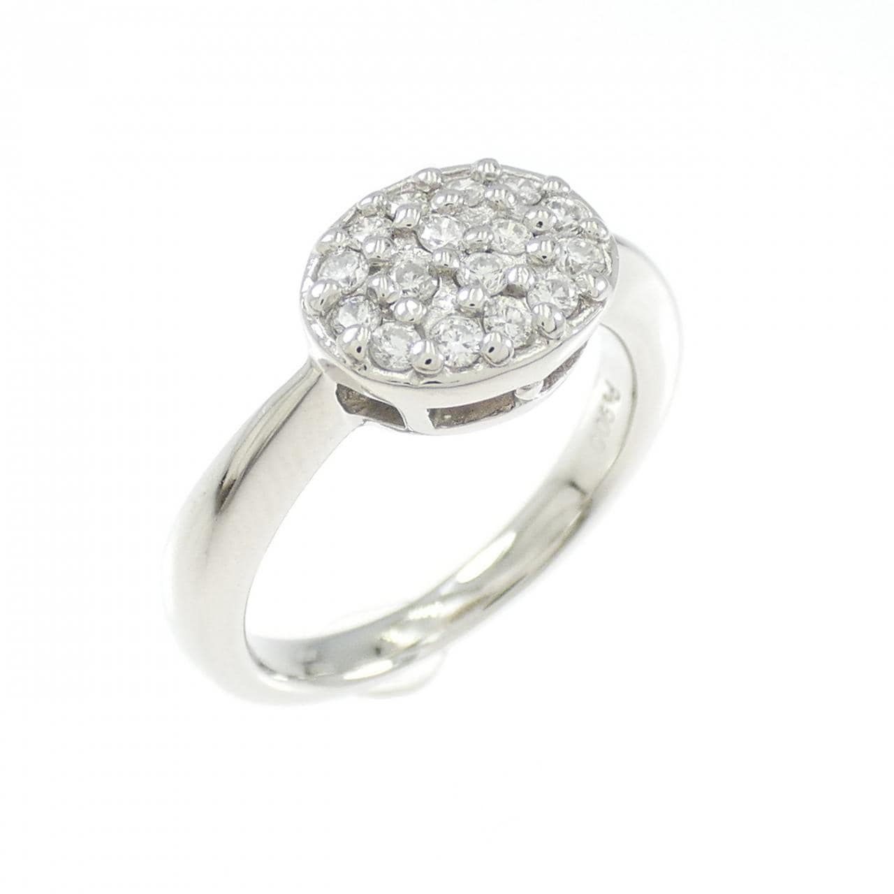 PT900 ダイヤモンド ピンキーリング 0.16CT