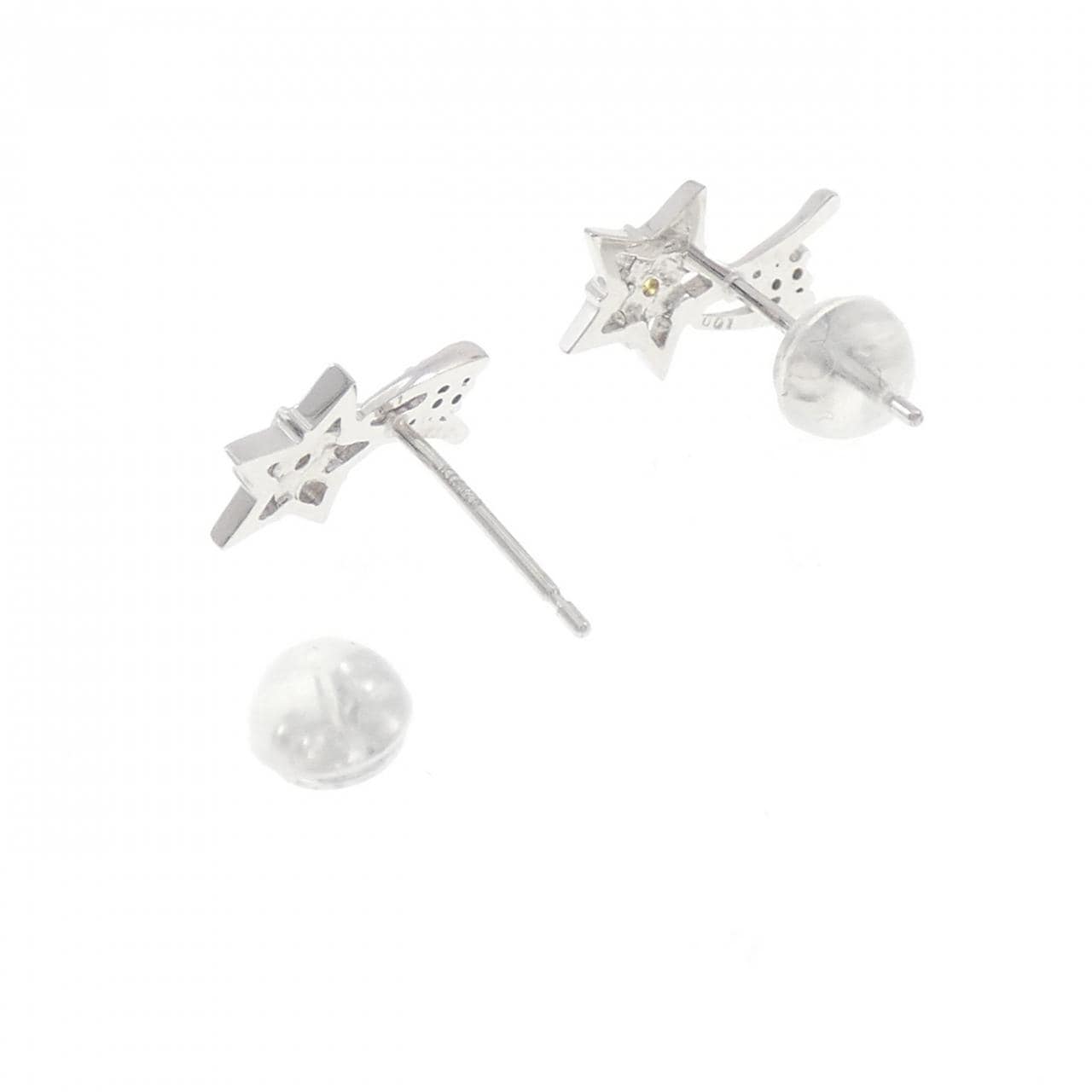 K14WG スター サファイヤ ピアス