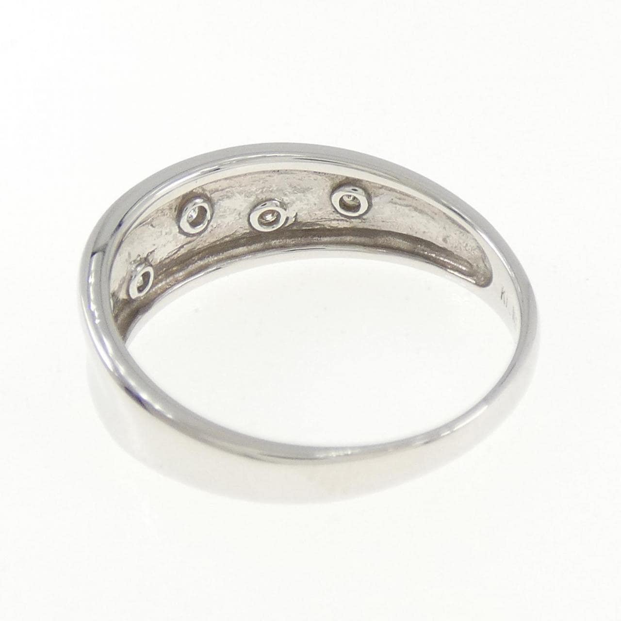 K18WG ダイヤモンド リング 0.06CT