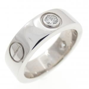 カルティエ ラブ ハーフダイヤ リング