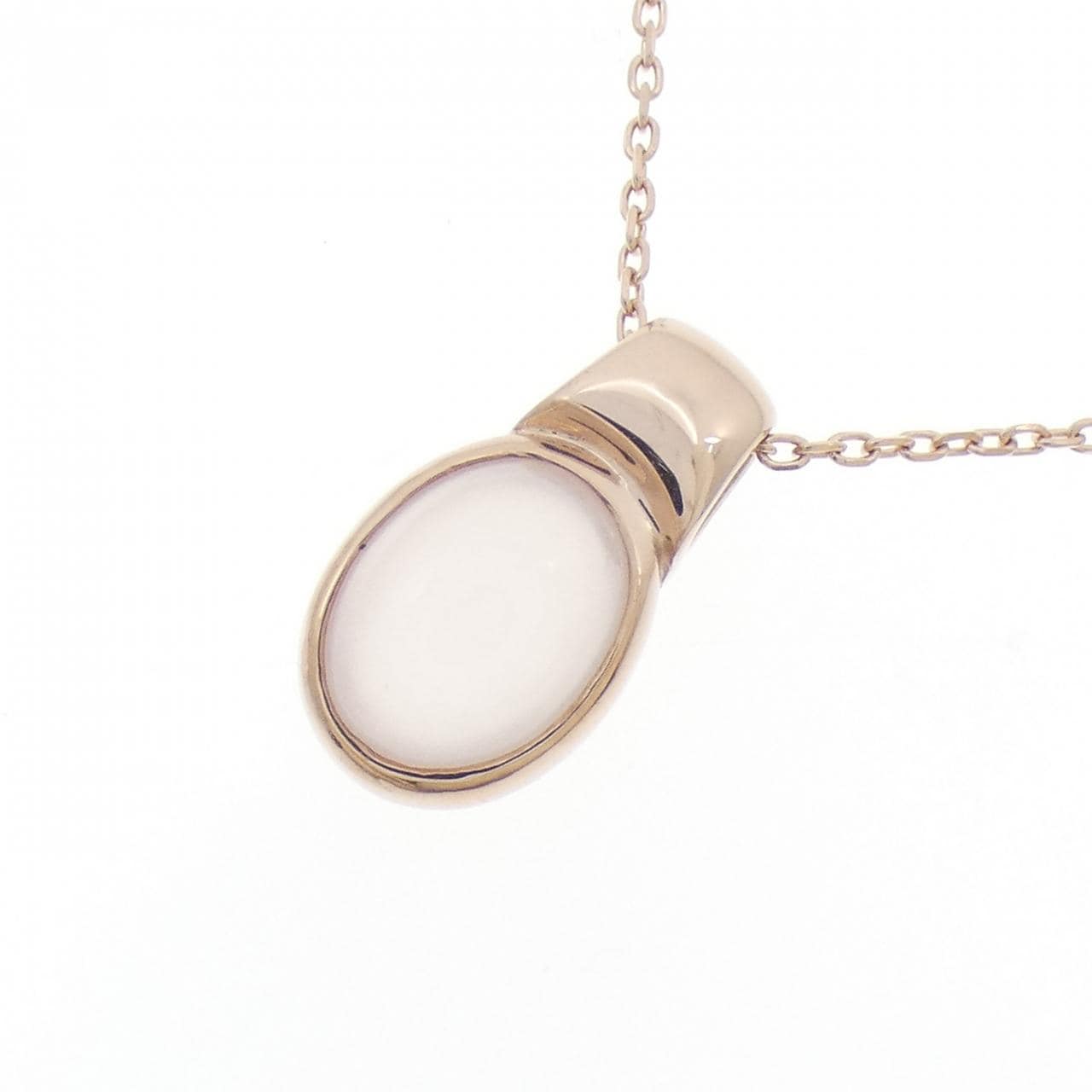 K10PG rose Quartz necklace