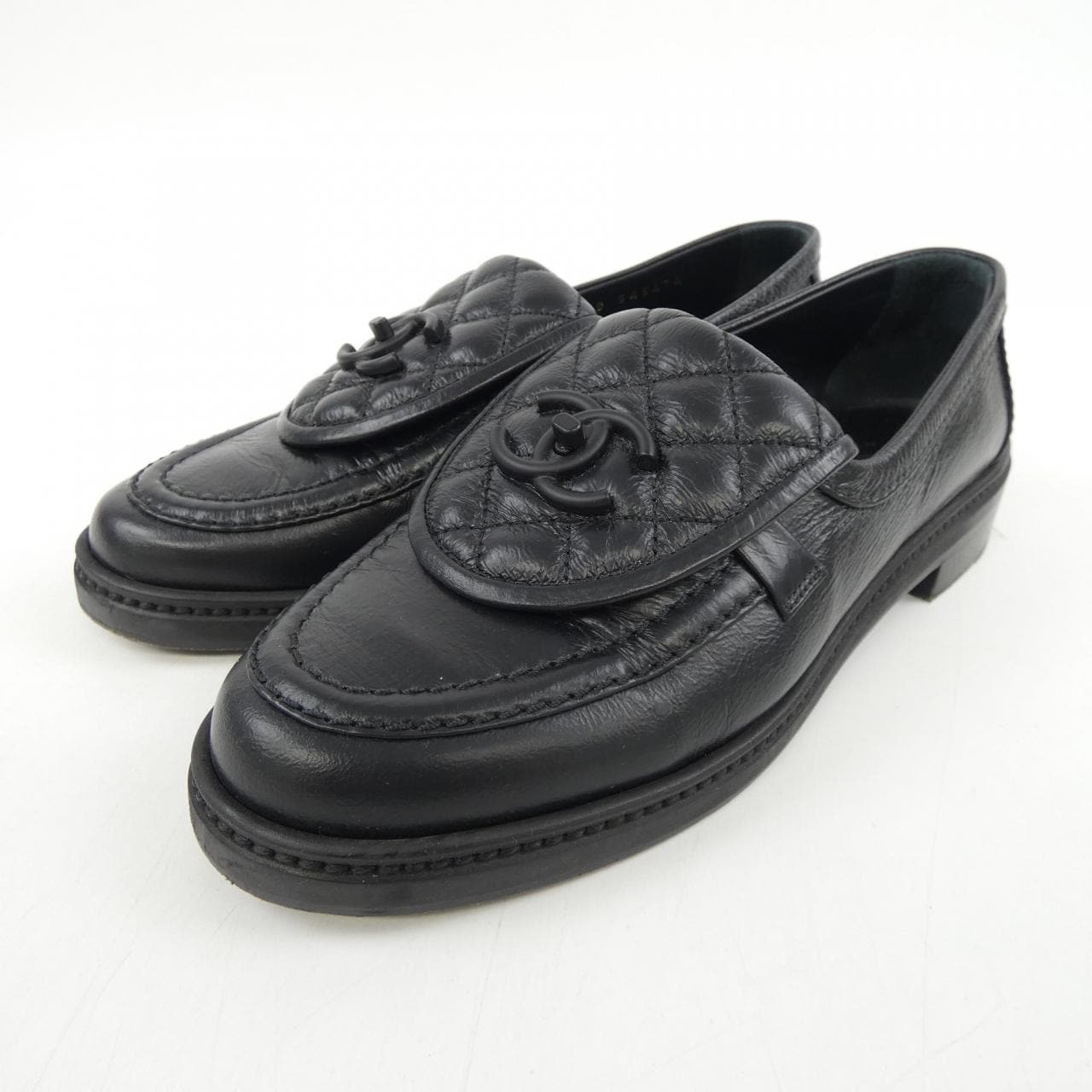 シャネル CHANEL ターンロック モカシン G45474B16503 シューズ