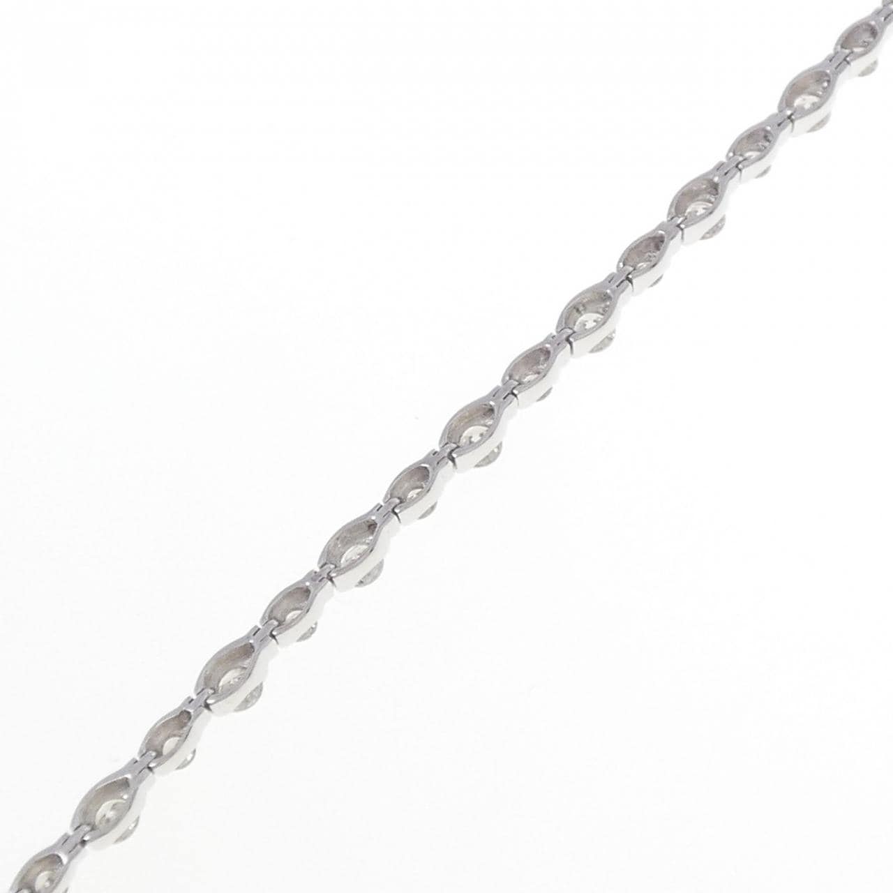 K18WG ダイヤモンド ブレスレット 2.00CT