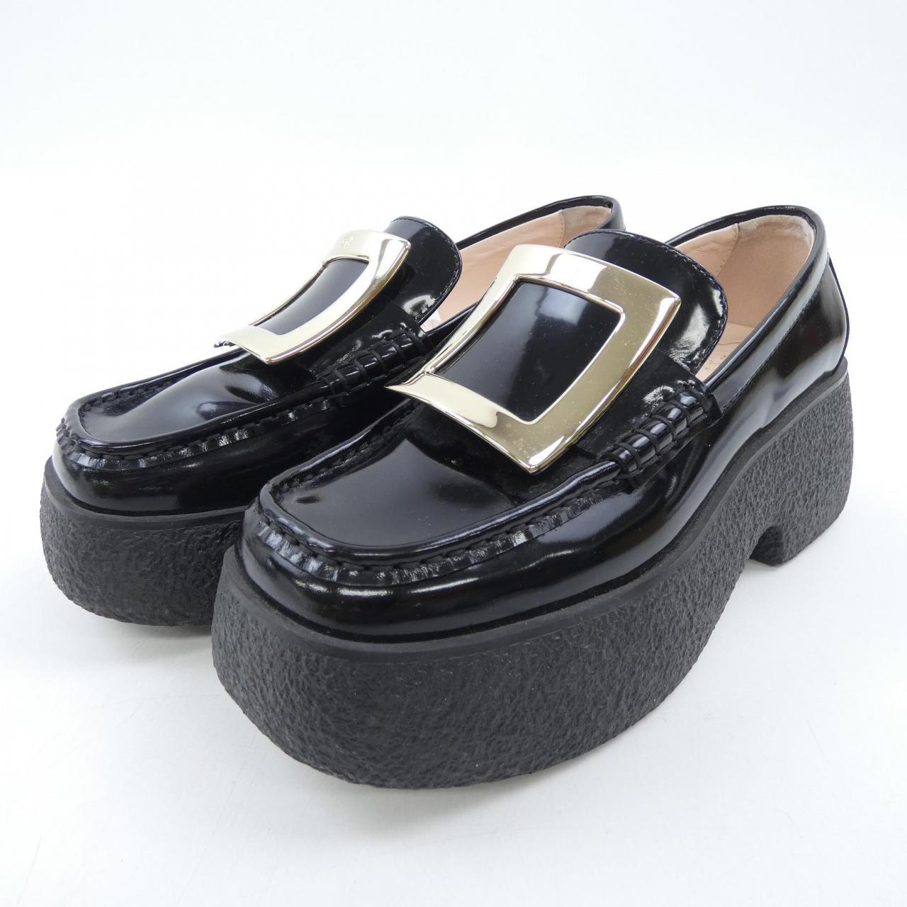 ロジェヴィヴィエ ROGER VIVIER ヴィヴ レンジャー メタルバックル シューズ