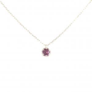 K10PG ガーネット ネックレス