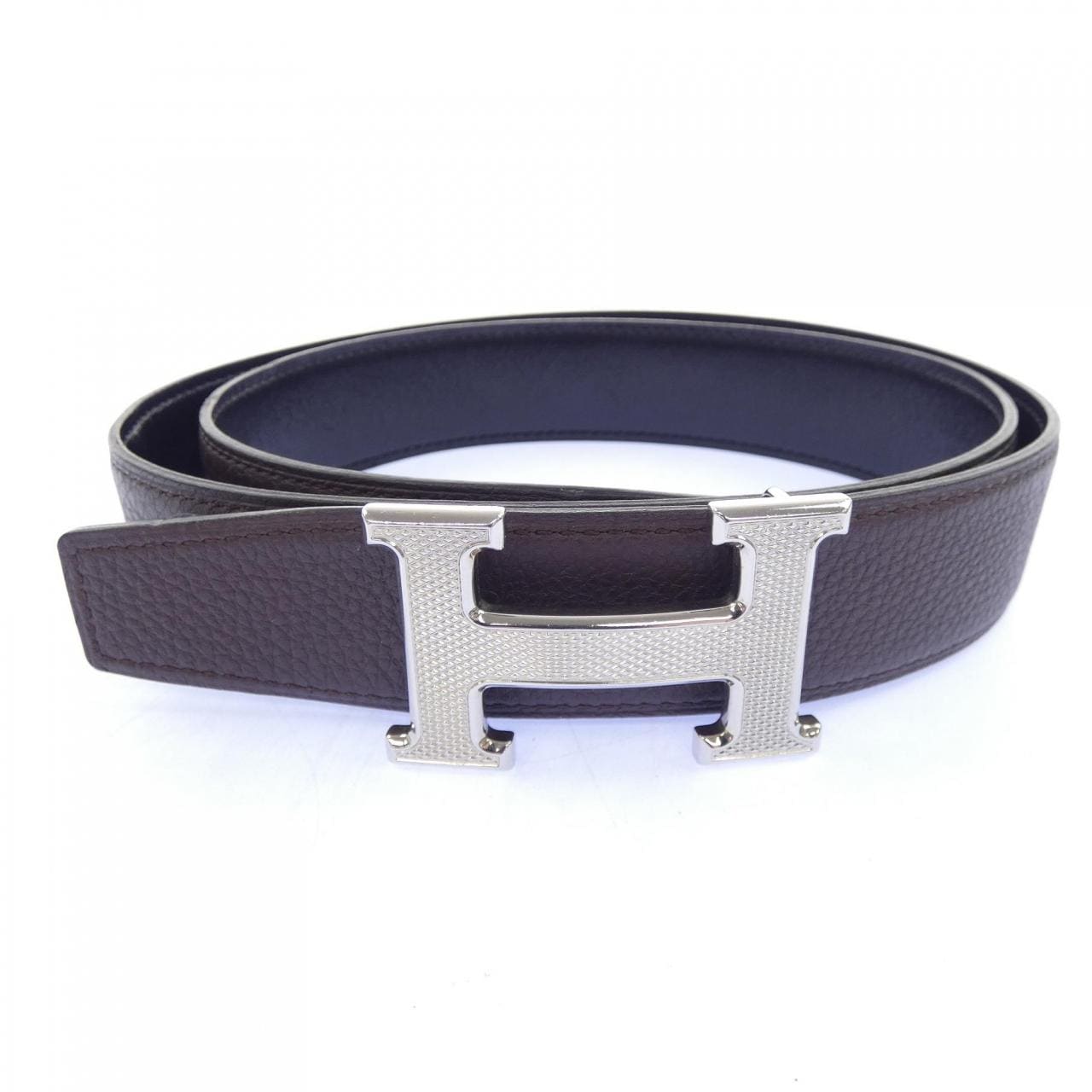 エルメス HERMES H ギヨシェ 32mm リバーシブル BELT