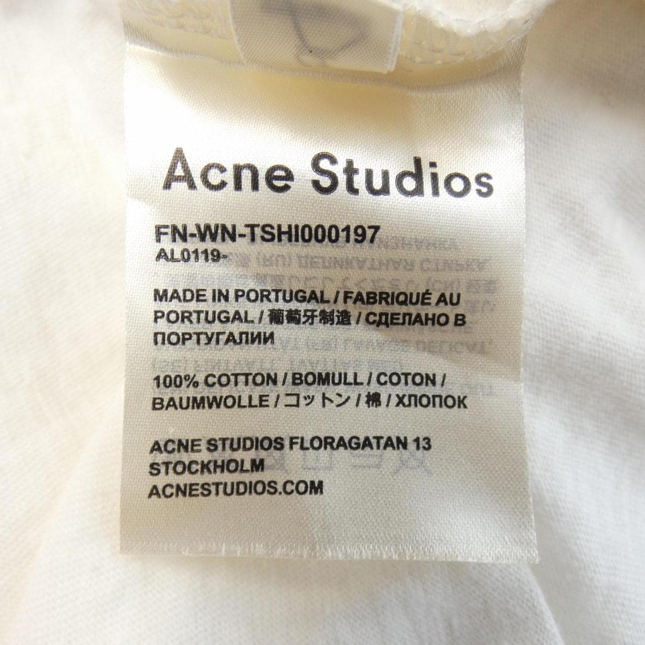 アクネストゥディオズ ACNE STUDIOS Tシャツ