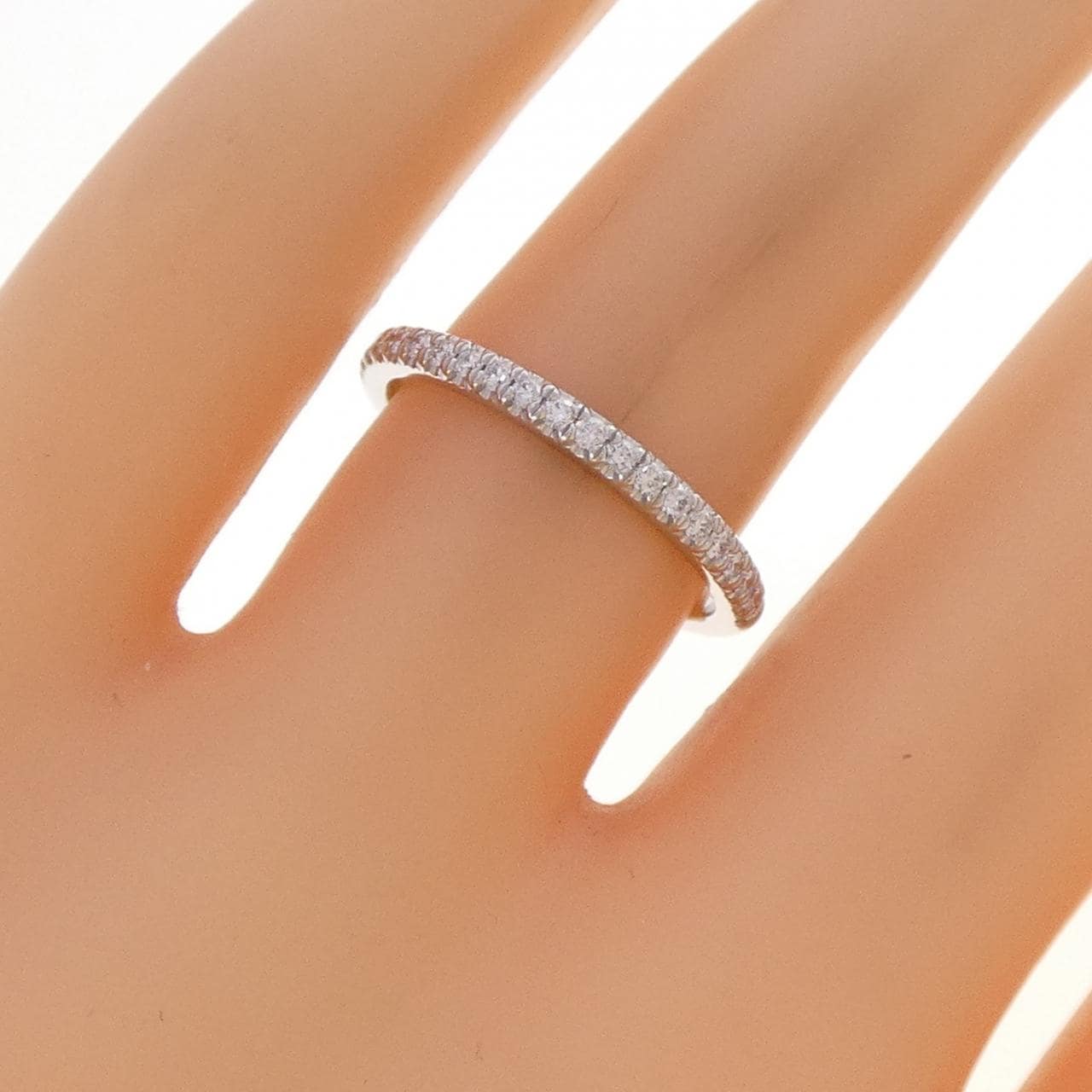 ティファニー ソレスト ハーフサークル リング