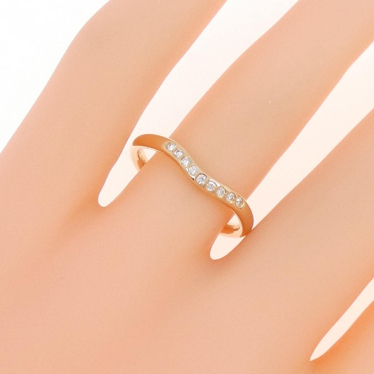 ティファニー カーブド 9P リング