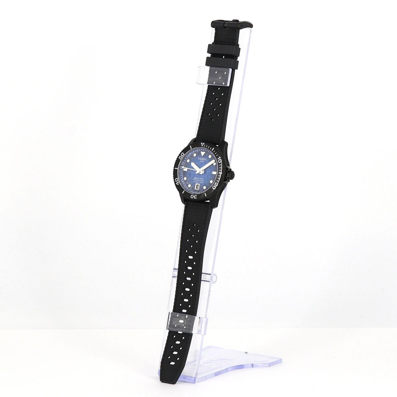 ティソ シースター1000パワーマティック80 PVD T120.807.37.041.00 SS 自動巻