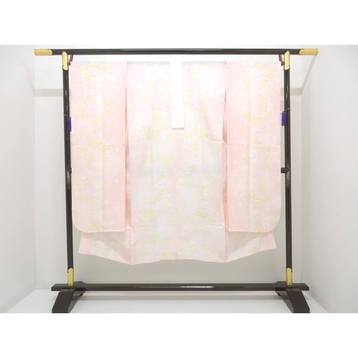 長襦袢　振袖　友禅加工ボカシ染