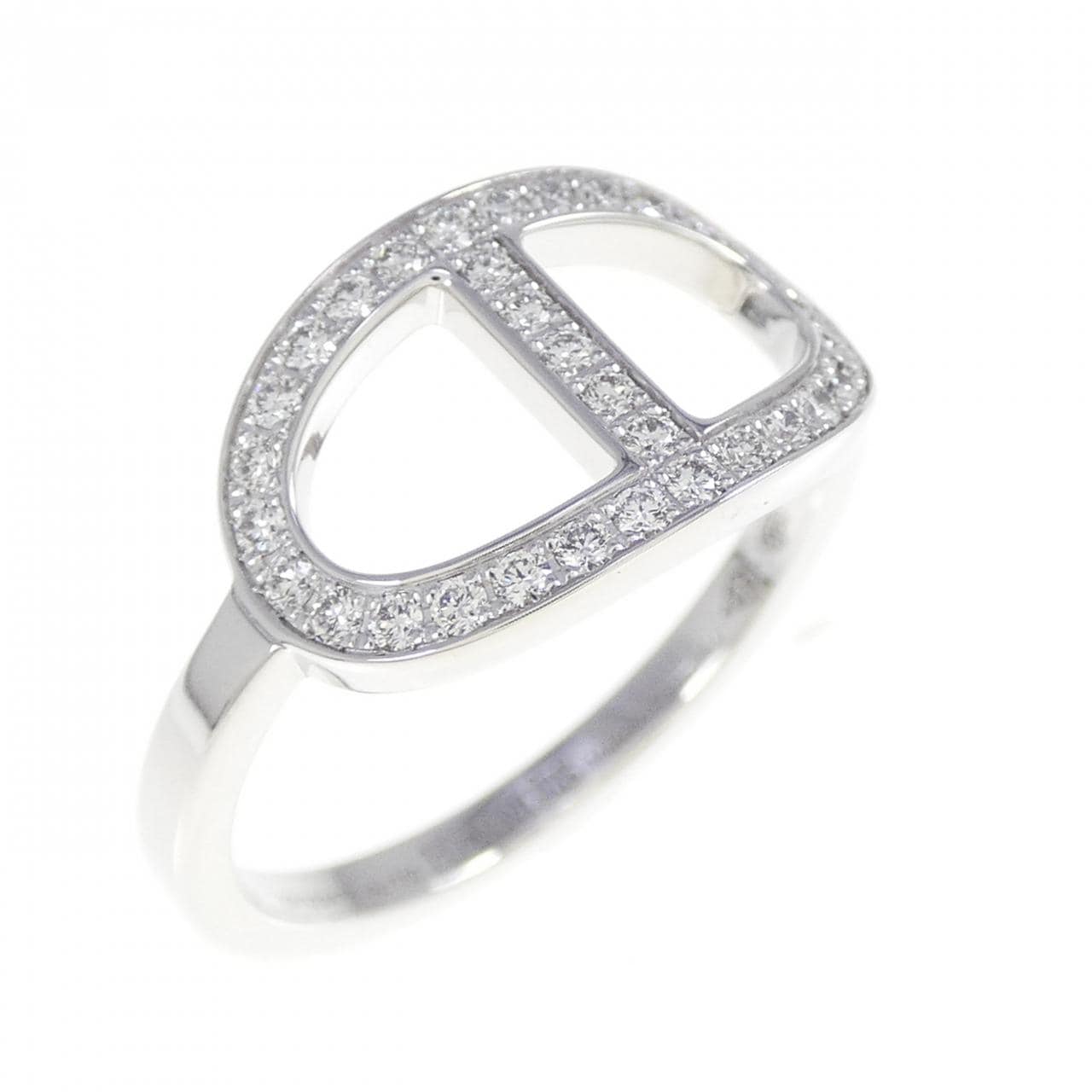 HERMES Chaine d'Ancre Contour Ring