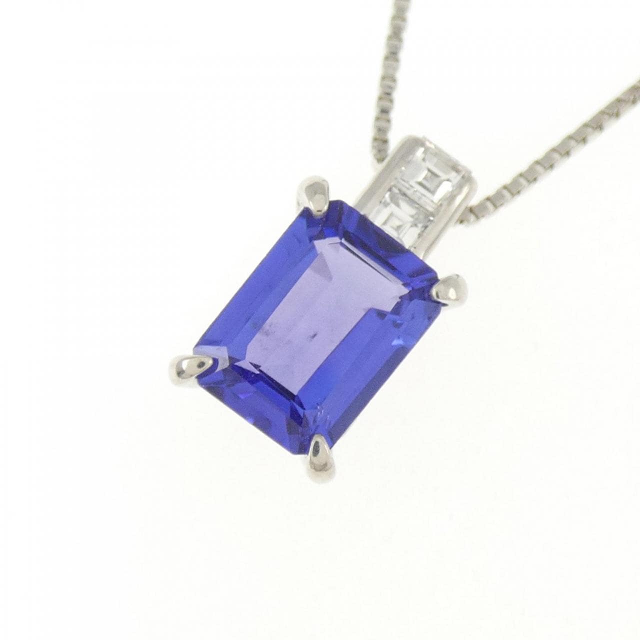 PT900/PT850 タンザナイト ネックレス 1.40CT