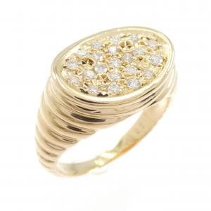 K18YG ダイヤモンド リング 0.25CT