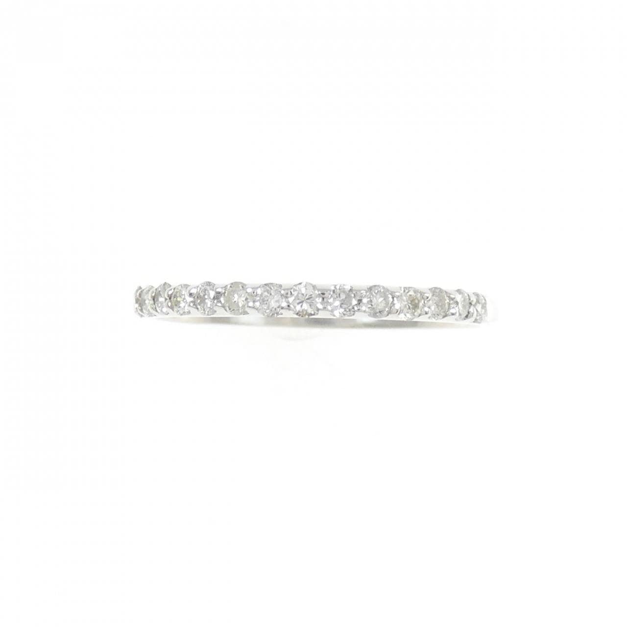 K18WG half eternity Diamond ring