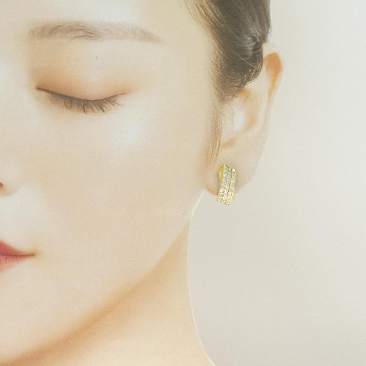 K18YG ダイヤモンド ピアス/イヤリング 1.00CT