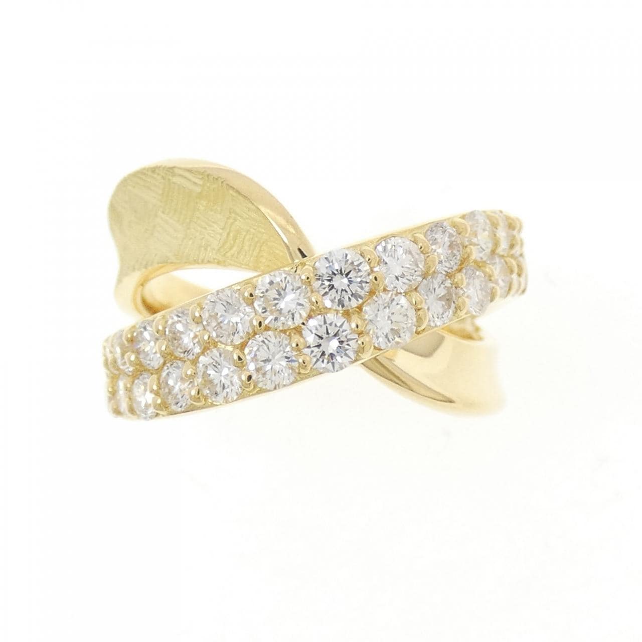 K18YG ダイヤモンド リング 1.37CT