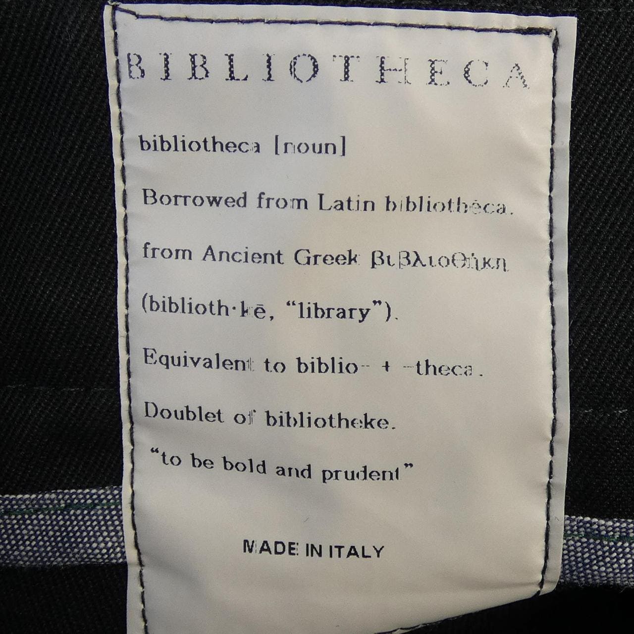 BIBLIOTHECA パンツ