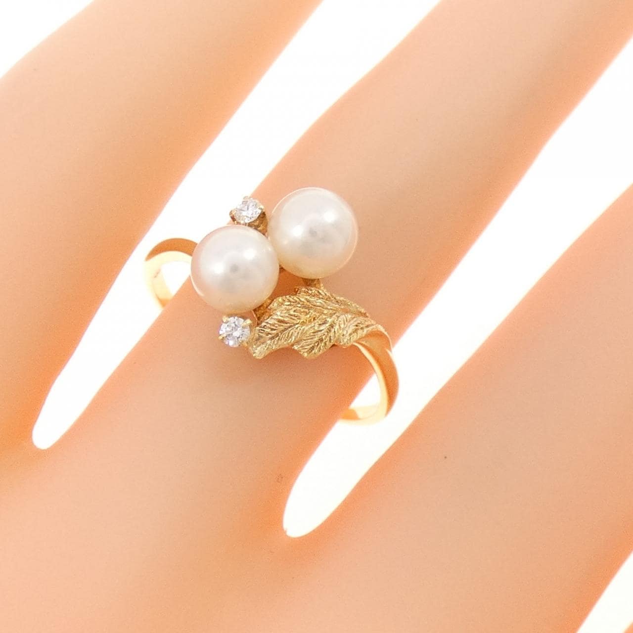 MIKIMOTO Akoya珍珠戒指