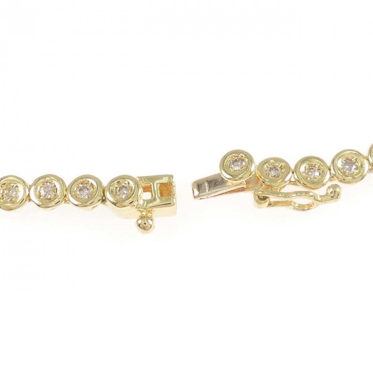 K18YG ダイヤモンド ブレスレット 1.00CT