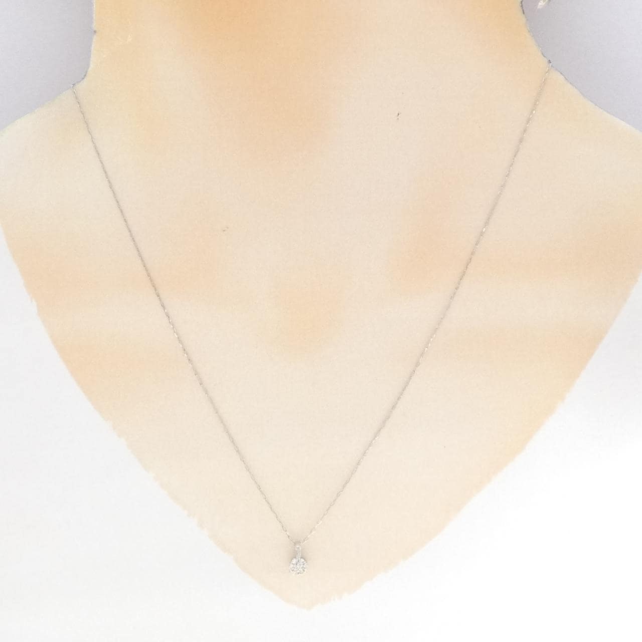 PT950/PT900 ダイヤモンド ネックレス 0.08CT
