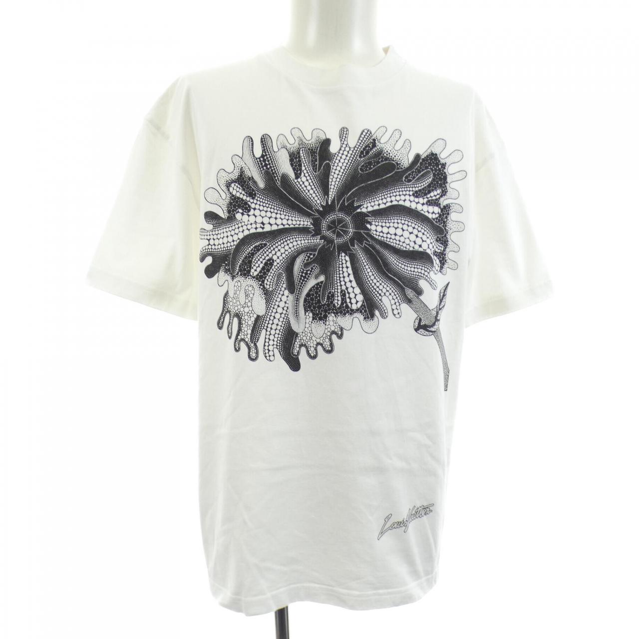 ルイヴィトン LOUIS VUITTON LV×YKサイケデリックフラワーレギュラーTシャツ HOY37WNPG 草間彌生 Tシャツ