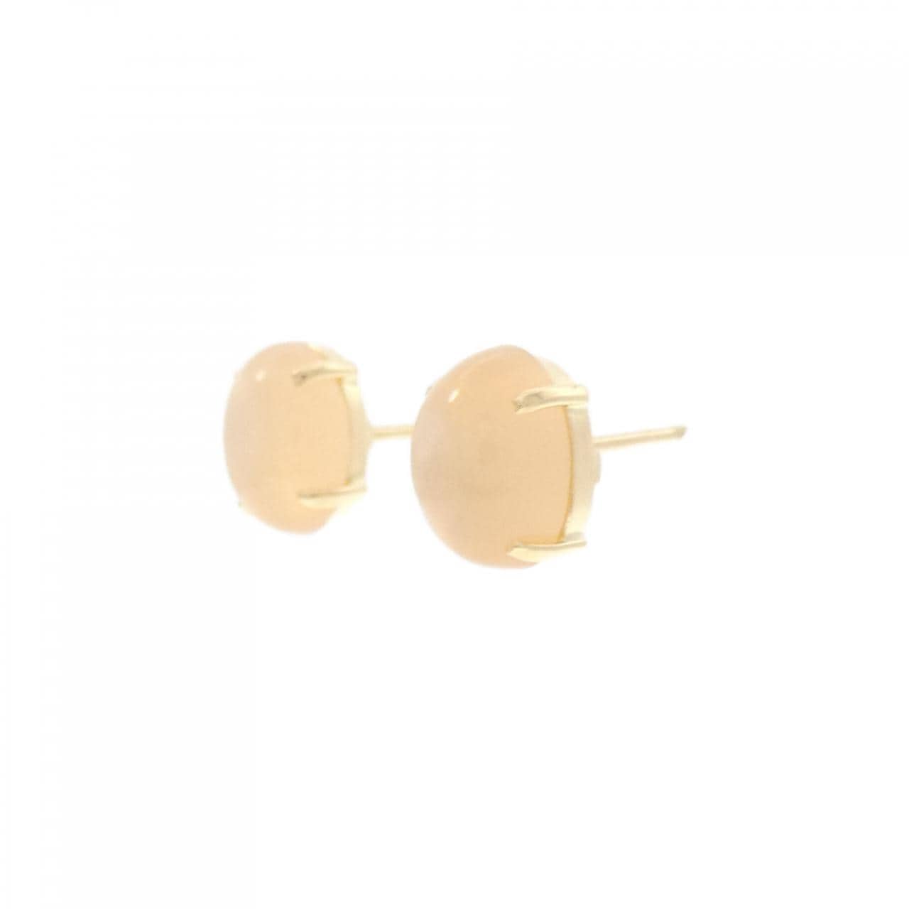 K18YG ムーンストーン ピアス