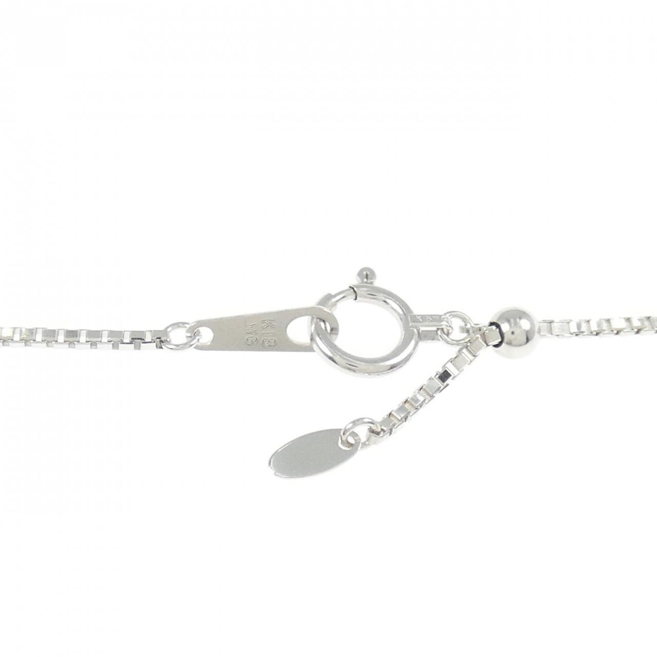 K18WG ダイヤモンド ネックレス 1.52CT