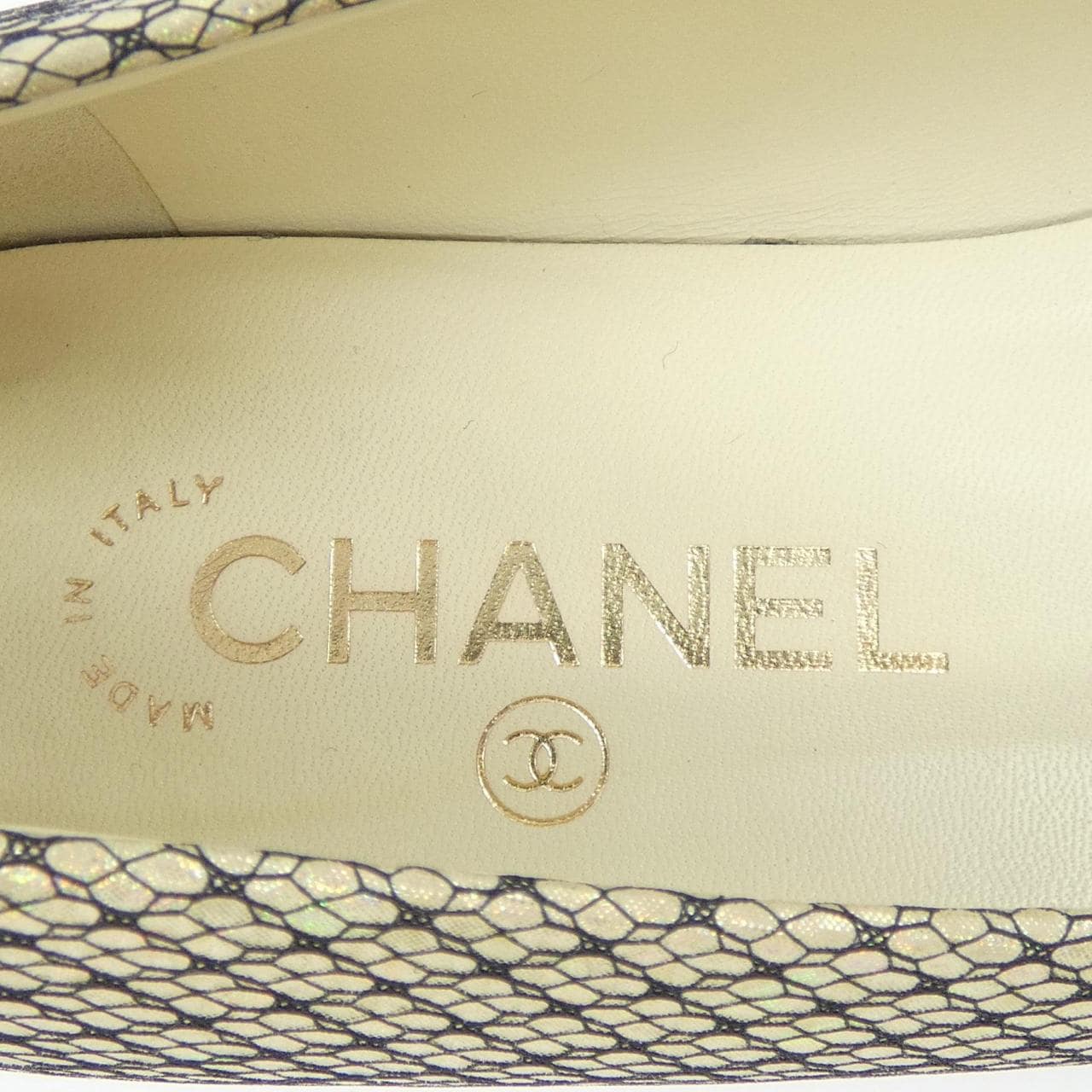 シャネル CHANEL G31911 フラットシューズ