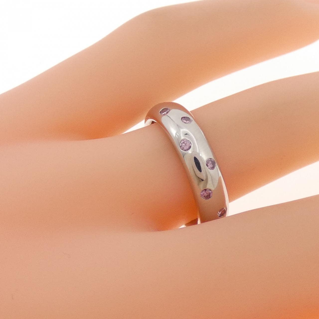 PT900 ピンクダイヤモンド リング 0.153CT