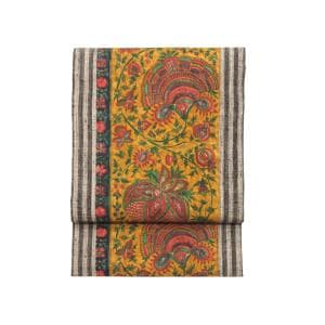 【未使用品】名古屋帯　染紬　全通柄