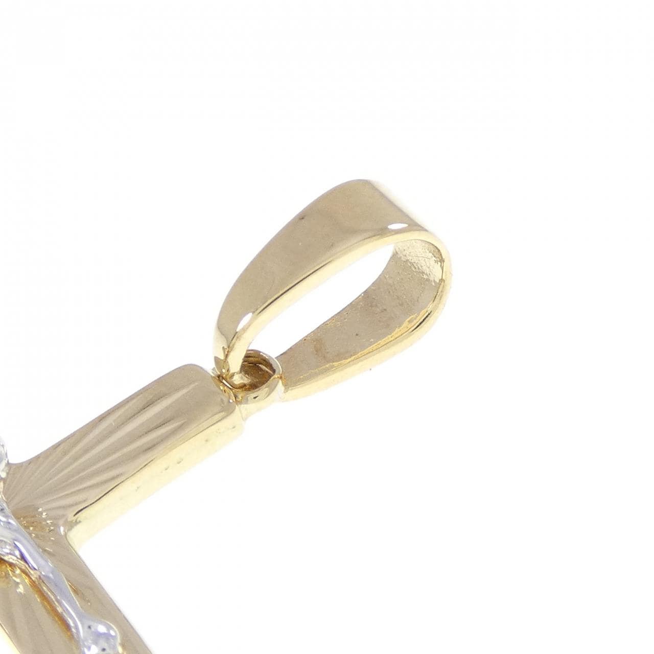 K18YG/K18WG クロス ペンダント