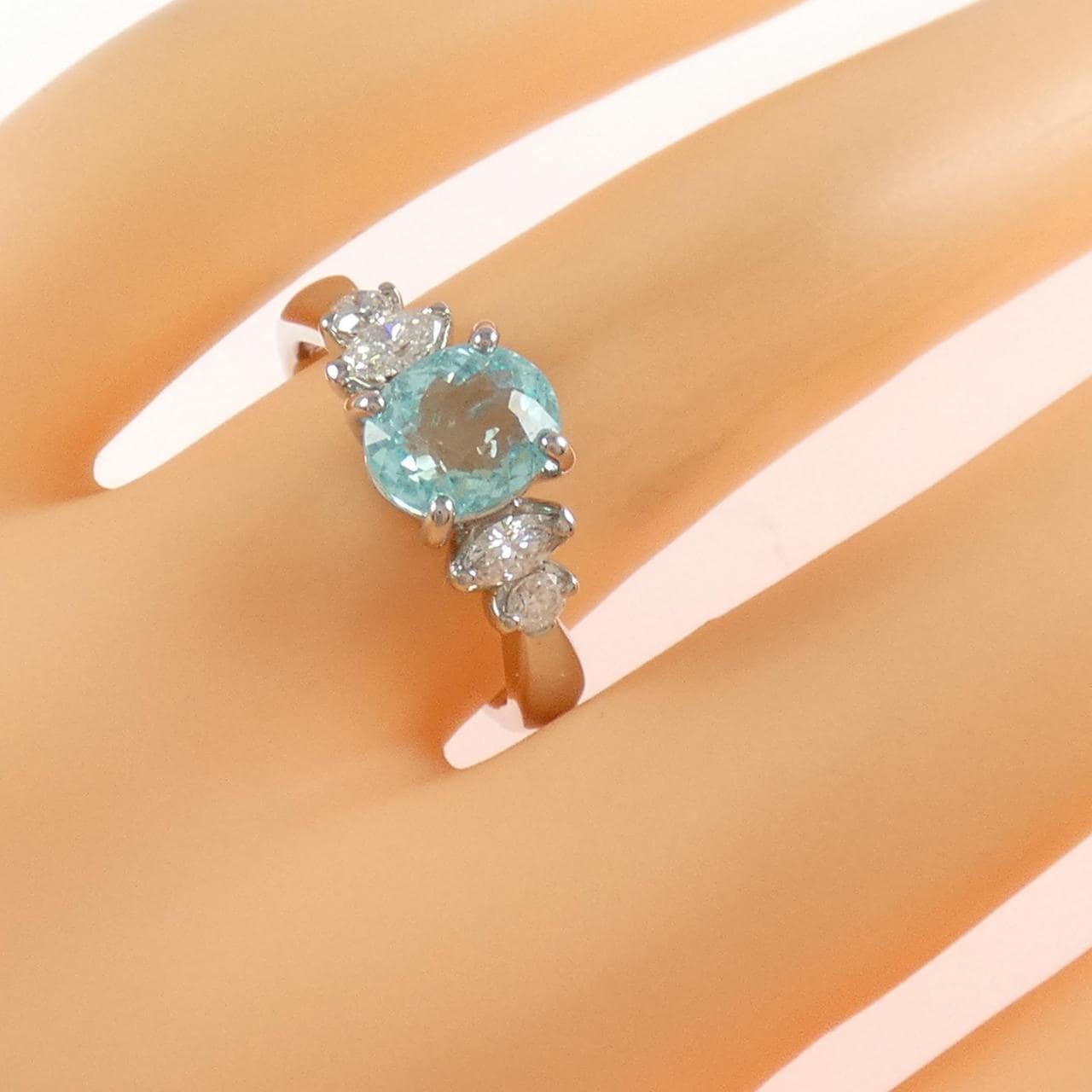 PT900 パライバトルマリン リング 1.61CT