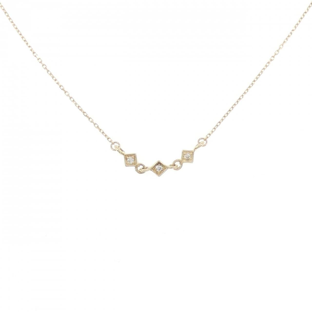 K10YG ダイヤモンド ネックレス