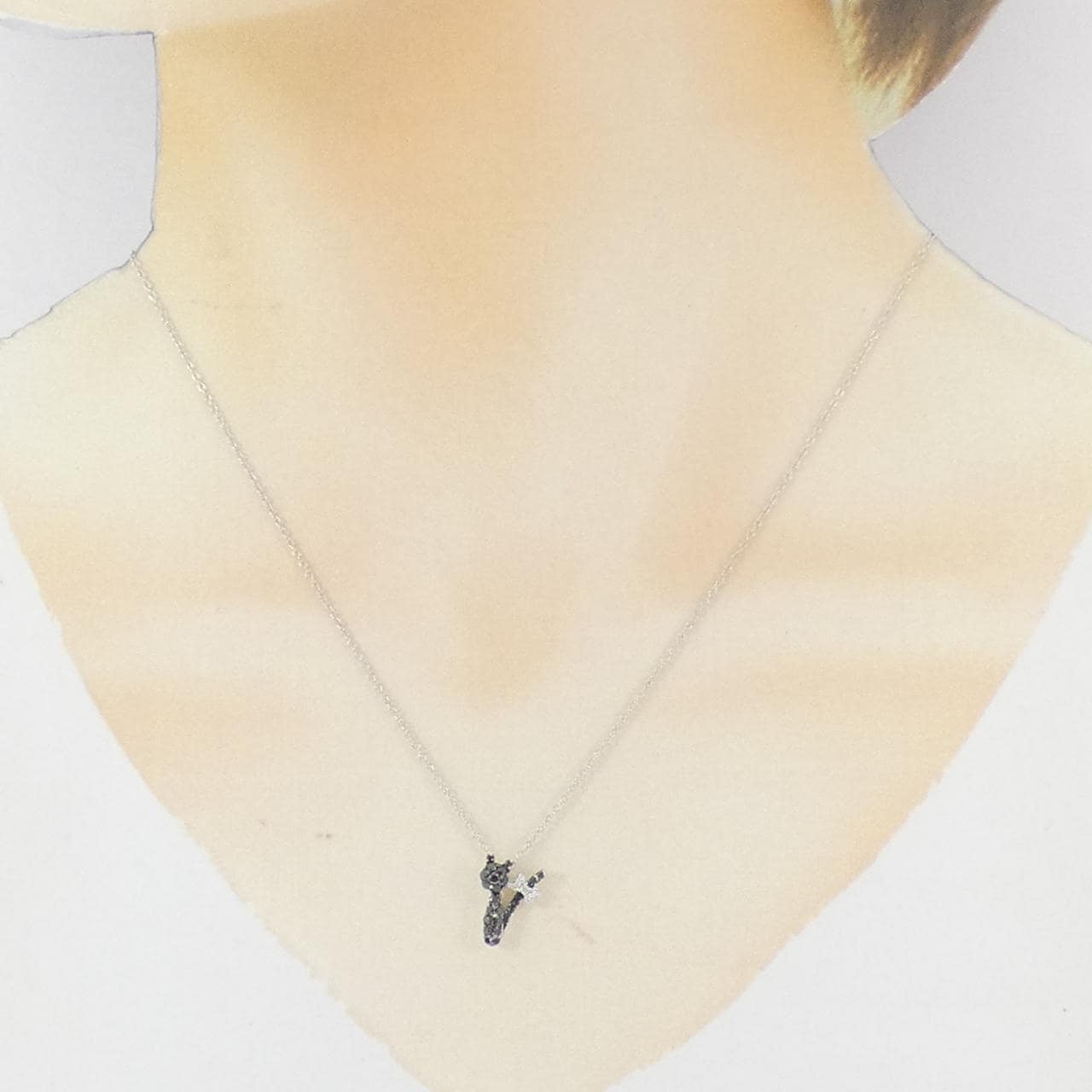 ポンテヴェキオ ダイヤモンド ネックレス 0.21CT