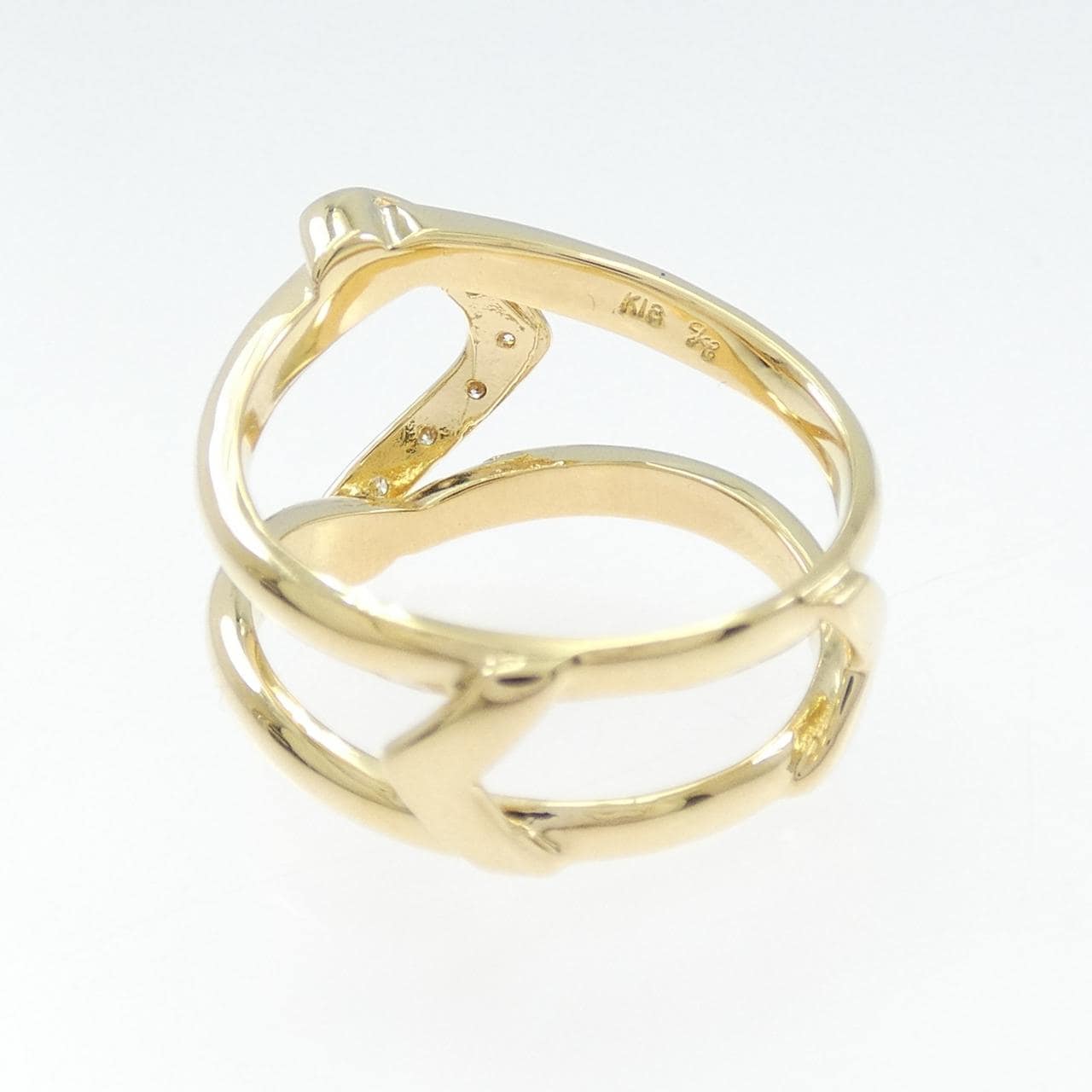 K18YG ダイヤモンド リング 0.07CT