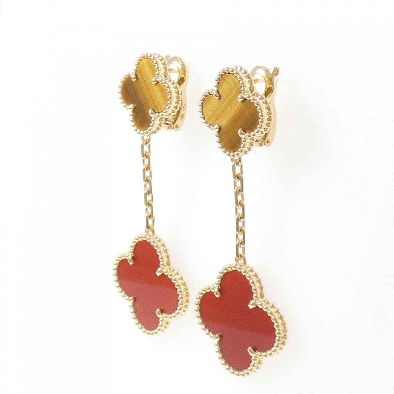 ヴァンクリーフ&アーペル マジックアルハンブラ 2モチーフ ピアス