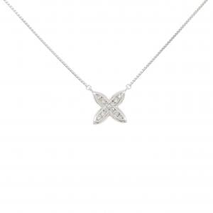 K18WG ダイヤモンド ネックレス 0.15CT