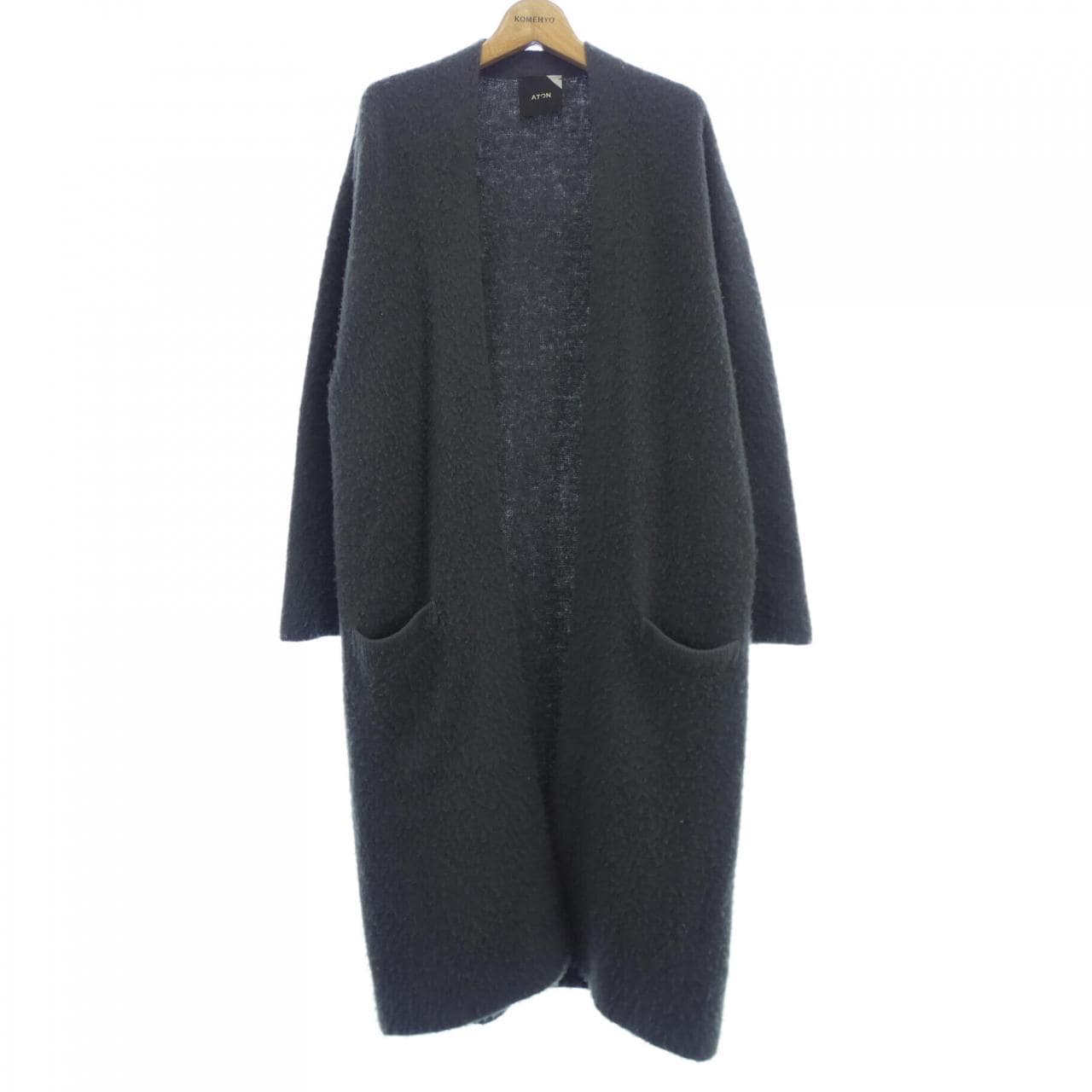 エイトン ATON ロングカーディガン