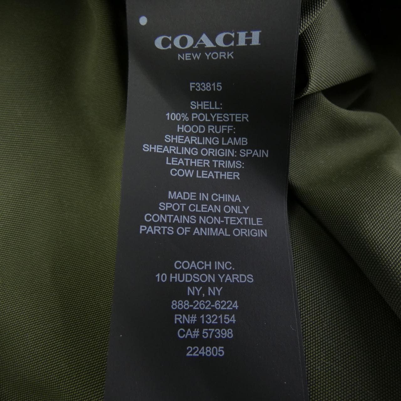 コーチ COACH コート
