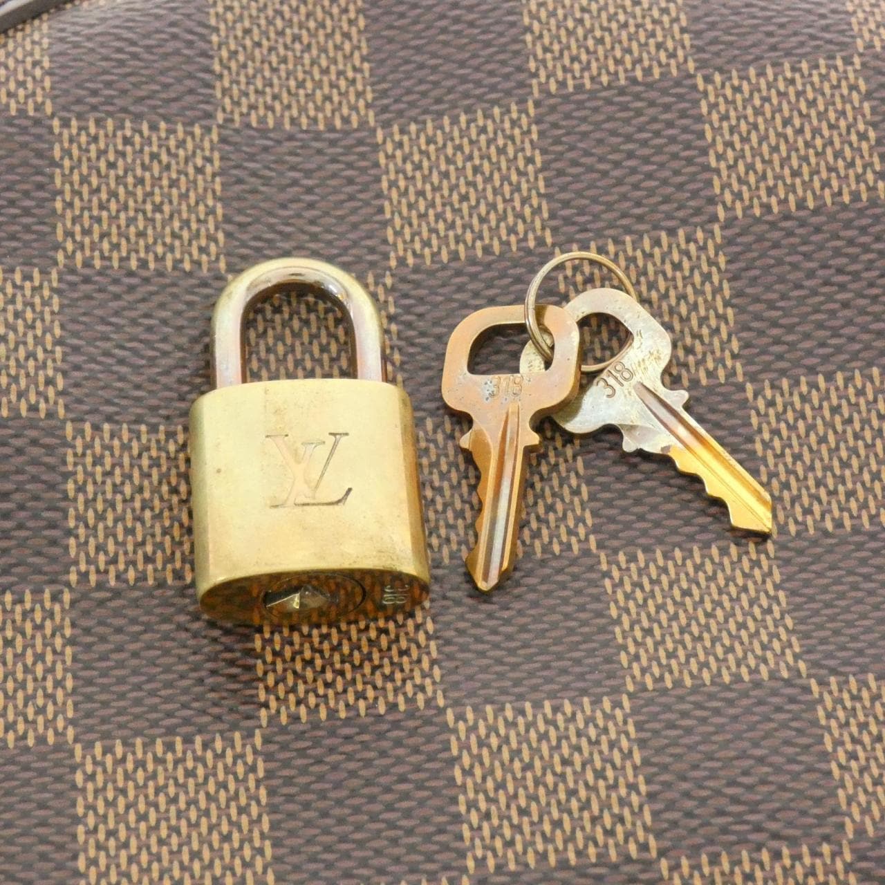 LOUIS VUITTON Damier Speedy Bandouliere 25 厘米 N40575 波士顿包