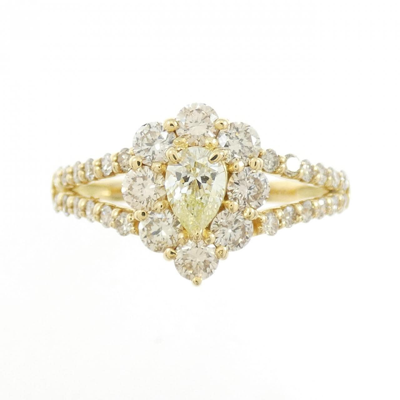 K18YG ダイヤモンド リング 1.00CT