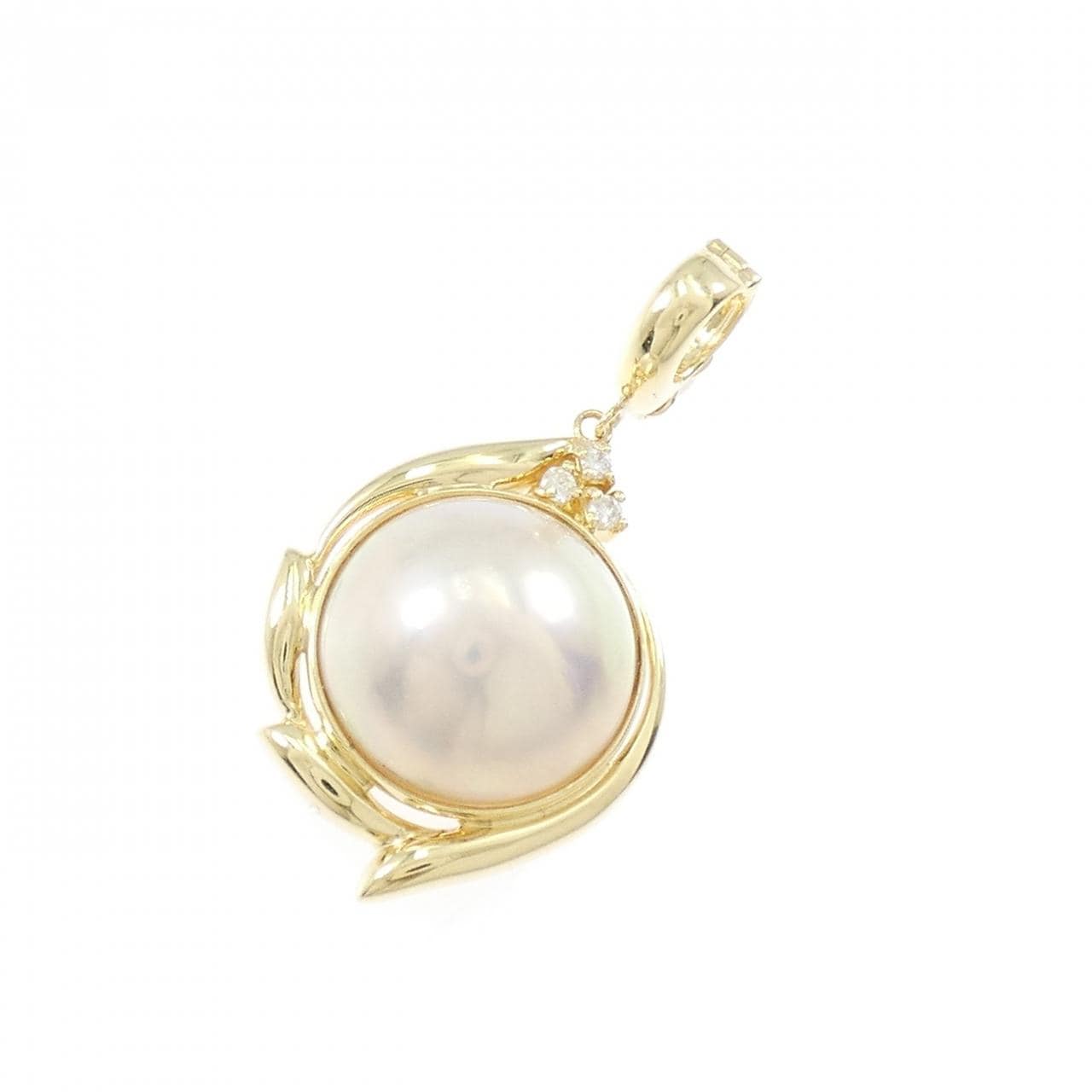 K18YG マベパール ペンダント