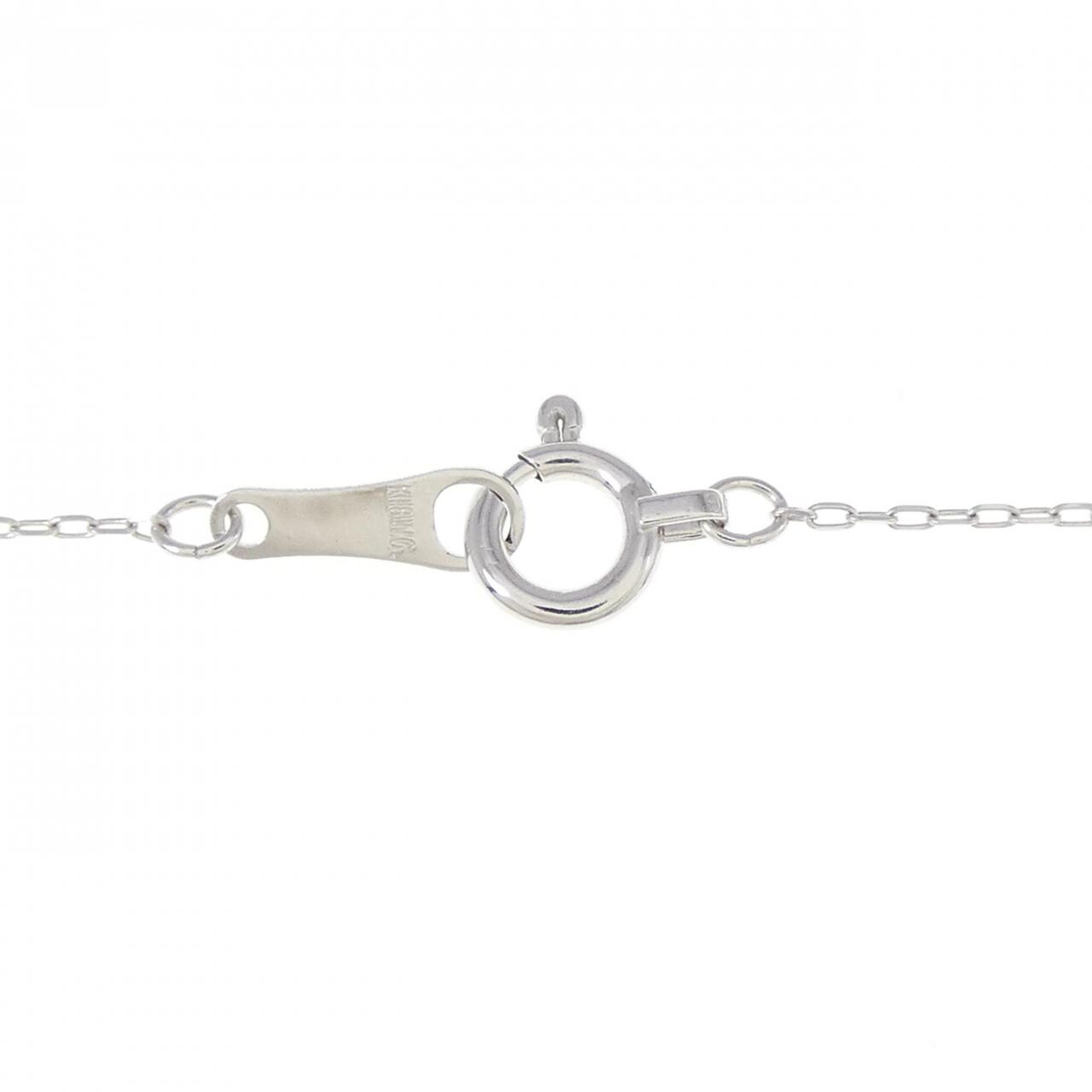 K18WG ダイヤモンド ネックレス 0.10CT