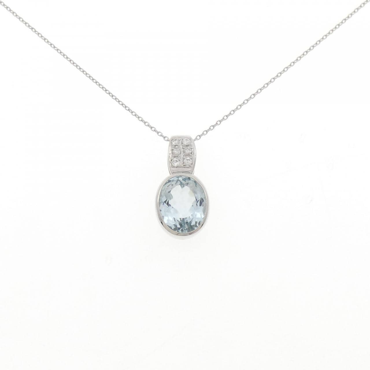 PT900/PT850 アクアマリン ネックレス 3.24CT