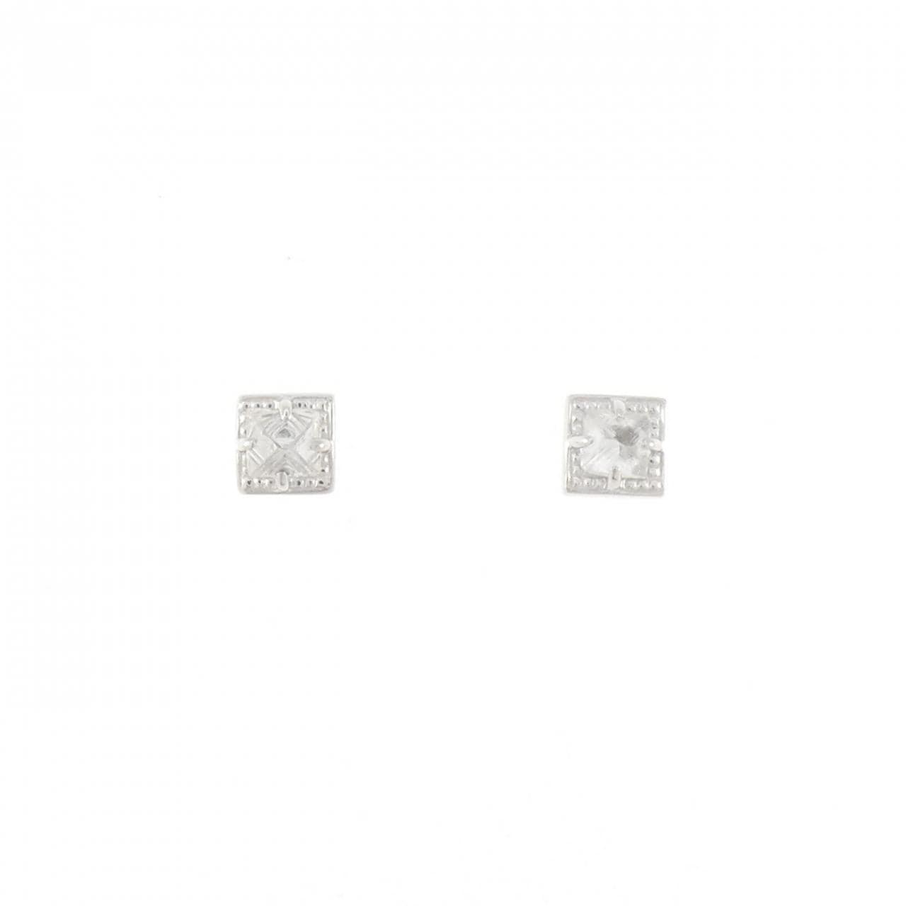 K18WG ダイヤモンド ピアス 0.20CT
