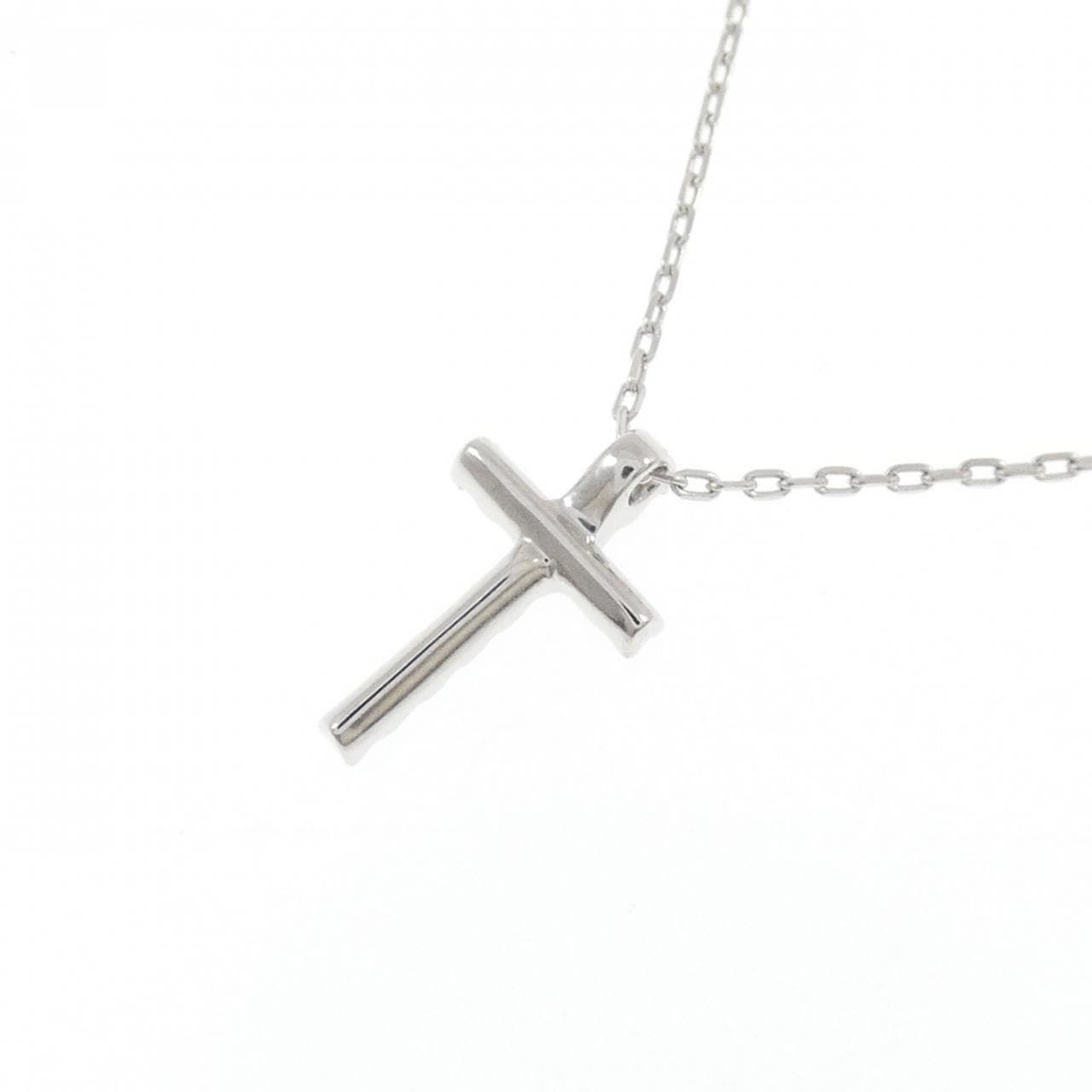 スタージュエリー クロス ダイヤモンド ネックレス 0.03CT
