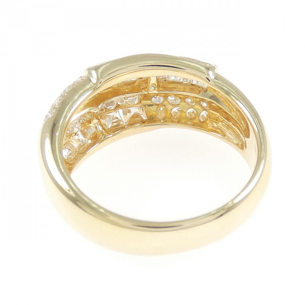 K18YG ダイヤモンド リング 1.60CT